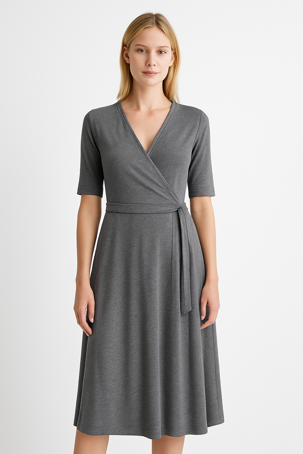 Wickelkleid V-Neck
