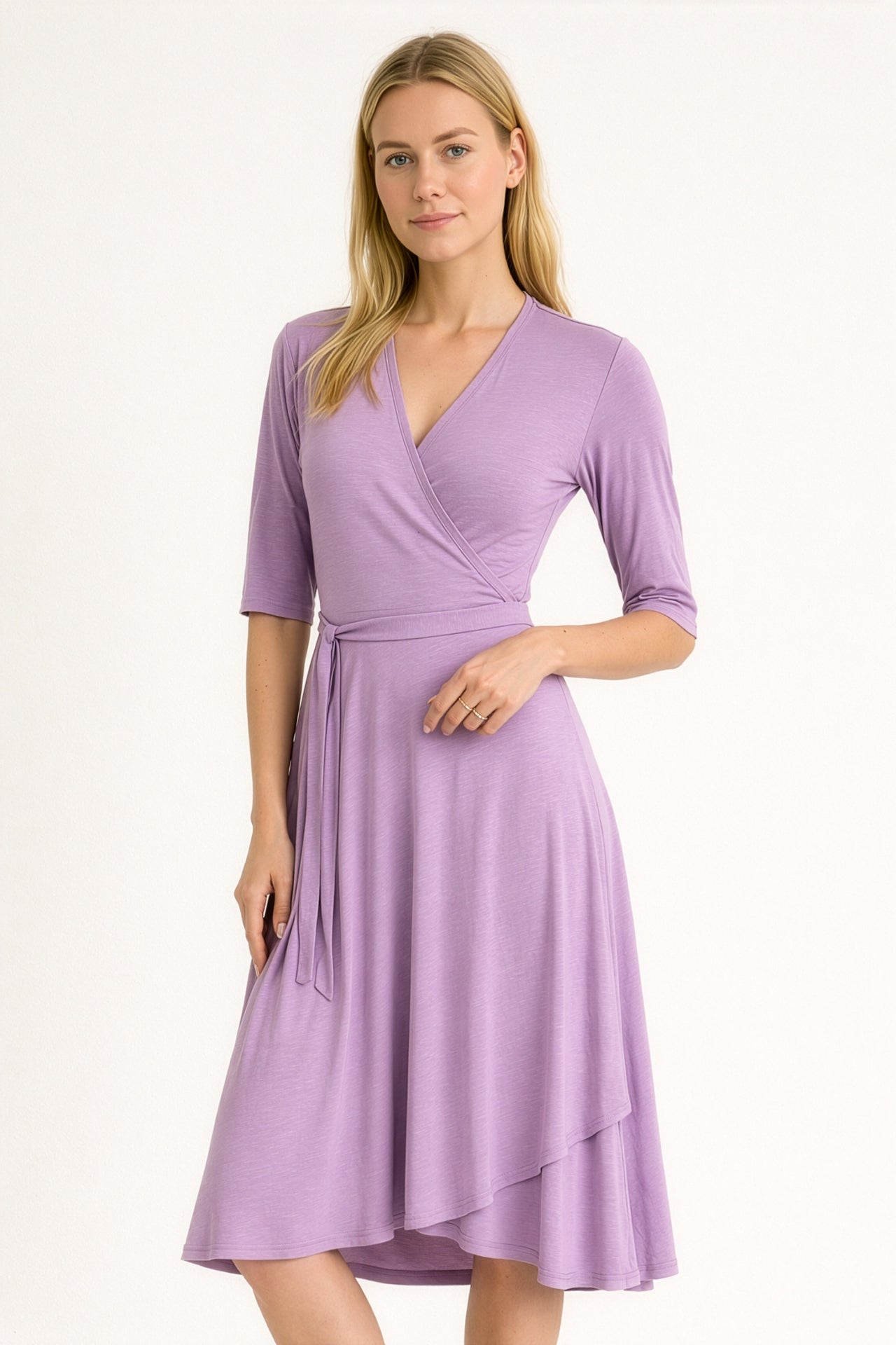 Wickelkleid V-Neck